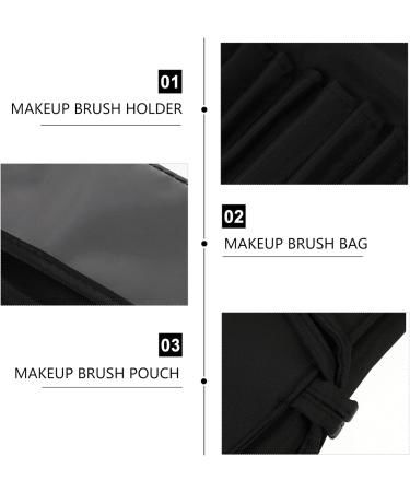 Beaupretty Makeup Brush Roller Case - Nylon Makeup Brush Organizer & Travel Pouch - 53x2cm Black - Buy Online on GoSupps.com