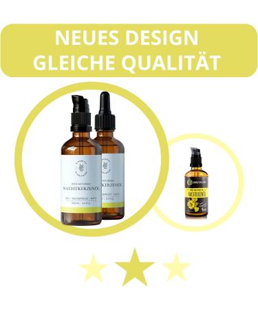 Organic Evening Primrose Oil - 100ml Cold Pressed Skin & Hair Oil | 100% Natural Premium Quality - Buy Online on GoSupps.com