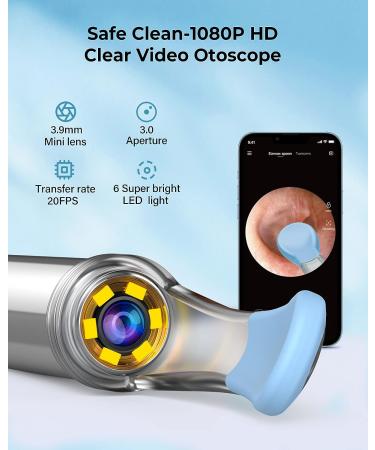 BEBIRD R1 Ear Wax Removal Tool with 1080P Ear Camera - Ear Cleaner Kit for Earwax Removal - Includes 2 Silicone Ear Scoops and 6 LED Light Ear Pick - Buy Online on GoSupps.com