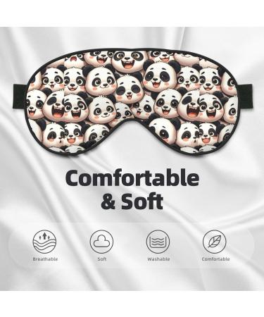 Double-Sided Cute Panda Eye Mask | Unisex Sleep Shade Cover for Ultimate Comfort - Buy Online on GoSupps.com