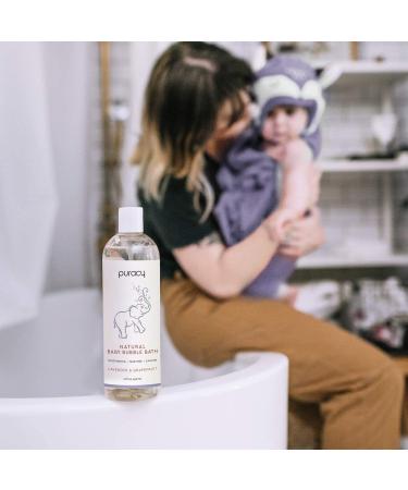 Puracy Children's Bubble Bath with Lavender & Vanilla | 98.75% Natural, Plant-Based Moisturizers | Tear-Free, Gentle Formula | 12 Fl Oz - Buy Online on GoSupps.com