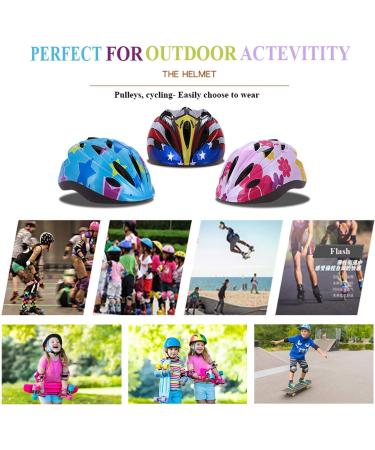 Lamsion Kids Helmet Set with Protective Gear for Ages 4-10, Pink - Cycling, Skating, Scooter - Buy Online on GoSupps.com