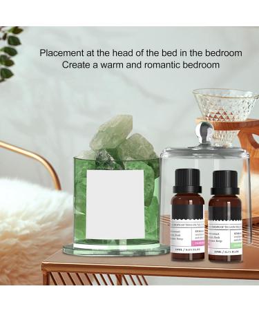 Buy Sonew 2-Piece Stone Essential Oil Diffuser - 20ml Flameless Aroma Diffuser | Maiden Lily of the Valley for Home Office & Bedroom - Buy Online on GoSupps.com