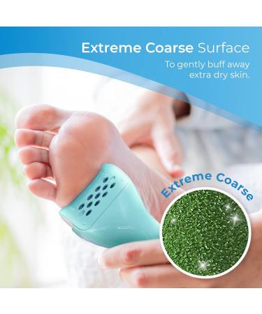 4-Pack Extreme Coarse Green Replacement Rollers for Emjoi Micro Pedi - Buy Online on GoSupps.com