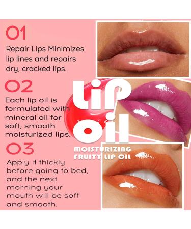 Strawberry Lip Oil | Glossy Hydrating Lip Gloss & Balm | Fruity Flavors Lip Care | Long-lasting Moisturizing Lip Plumper | International Shipping - Buy Online on GoSupps.com