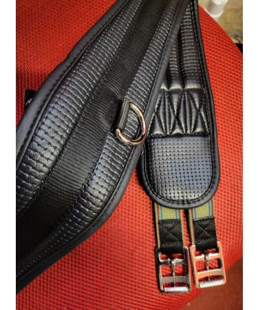 Rhinegold Synthetic Comfort Belt 40 inch Black