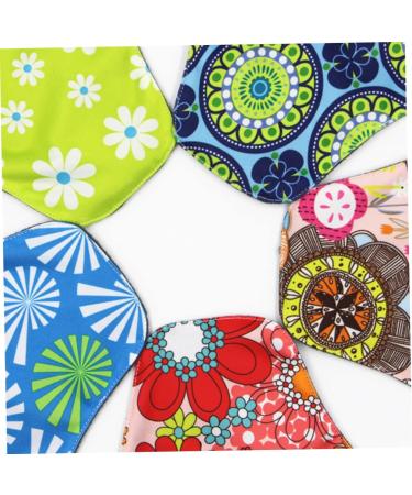 KALLORY 5pcs Reusable Cloth Menstrual Pads - Mama Cloth Liners for Women - Breathable and Portable Napkin Warp Pad - Random Color Pack - 1 Count - Buy Online on GoSupps.com