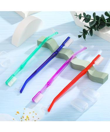 Orthodontic Toothbrush Braces Double-Ended Interdental Brush for Detail Cleaning - 12 Pieces - Buy Online on GoSupps.com