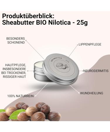 Organic Shea Butter 25g - 100% Natural Refined Bio Shea for Radiant Skin & Shiny Hair | Premium Cosmetic Care - Buy Online on GoSupps.com