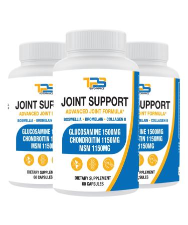 TPS PERFORMANCE Joint Supplement | Glucosamine Chondroitin MSM Advance Joint Formula