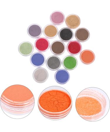 SEWACC 16pcs Pearl Powder Nail Accessories Mica Pigment Powder Glitter Powders Blush Powder Highlight - Buy Online on GoSupps.com