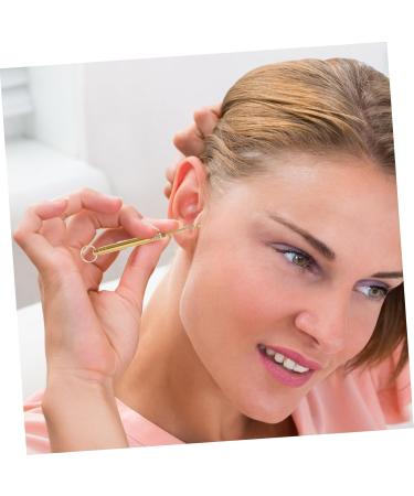 BCOATH 3pcs Brass Ear Cleaning Tools Kit Earwax Removal Picks for Family and Travel Use Smooth for Safe Ear Care - Buy Online on GoSupps.com