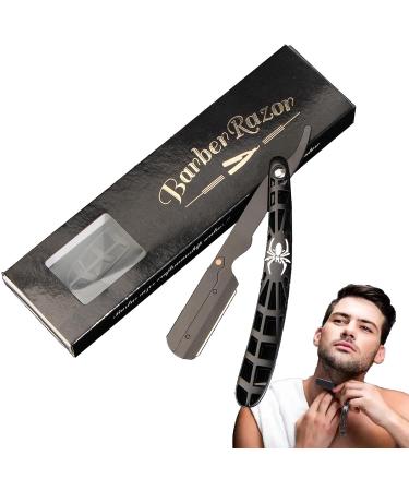 Premium A/R Razor for Men | Foldable Barber Knife with Hollow Handle | Ideal for Home & Salon Use - Buy Online on GoSupps.com