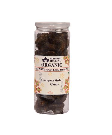 Blessfull Healing Organic Chatpata Amla Candy 200 Gram Airtight Container (Packing May Vary)