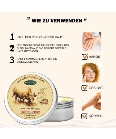  SFNN Organic Beef Honey Balm 70g Skin Sebum Cream Organic Cream Deep Nourishing Face and Body Care Suitable for Everyone - Buy Online on GoSupps.com