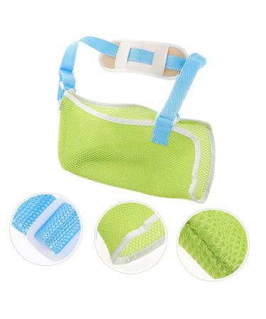 FRCOLOR Arm Sling & Thumb Stabilizer - Adjustable Kickstand Shoulder Support for Kids & Adults - Ideal for Broken Arms & Elbow Injuries - Green - Buy Online on GoSupps.com