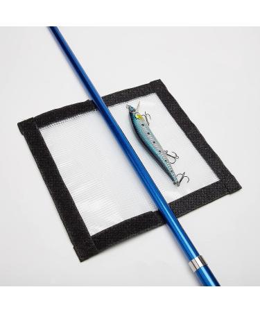 MOOCY Fishing Lure Covers for Rod  Fabric Hook Protectors Wraps (Clear - 4PK) Black - 4PK - Buy Online on GoSupps.com