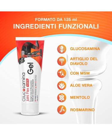 Glucosamine Joint Flex Gel Forte 125 ml - Buy Online on GoSupps.com