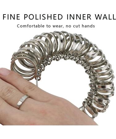 DoGeek 27 Pcs Ring Sizer Measuring Tool Set - Stainless Steel Ring Gauges, Finger Sizer, Aluminum Ring Mandrel (Size 1-13) - Buy Online on GoSupps.com