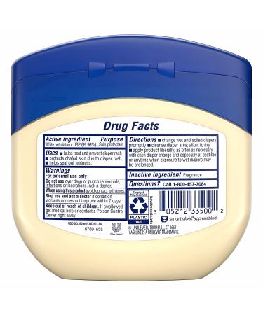 Vaseline Baby 100% Pure Petroleum Jelly 13 oz - Pack of 5 | Hydrating and Gentle for Baby's Skin - Buy Online on GoSupps.com
