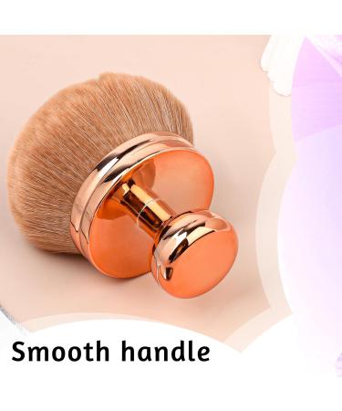 Self Tanner Brush | Extra Large Kabuki Body Makeup Brush - Rose Gold | Perfect for Face Neck & Legs - Buy Online on GoSupps.com