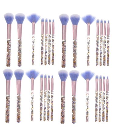 FRCOLOR 28 Pieces Makeup Brush Set Portable Brush Professional Makeup Brush Makeup Brush Makeup Accessories for Women Makeup Tools Mermaid Cosmetics Eyeshadow Set