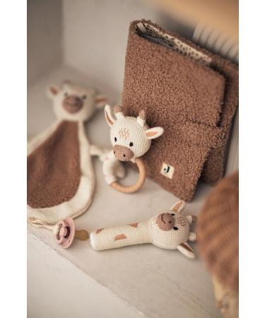 Jollein Giraffe Rattle/Teether - White/Beige | International Shipping Available - Buy Online on GoSupps.com