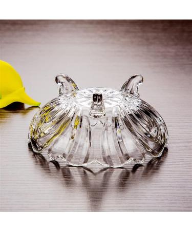 Fruit for Kitchen Household Small Glass Fruit Snack Candy Plate Three-Legged Design Fruit Bucket Creative Mini Fruit Plate Dessert Decorative Fruit Plate Tableware - Buy Online on GoSupps.com