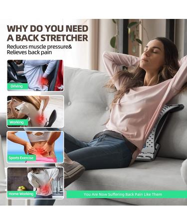 Poxum Back Stretcher - Lower Back Pain Relief & Spine Decompression Device - Buy Online on GoSupps.com