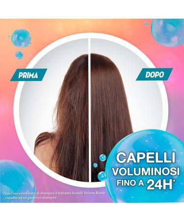  Sunsilk Sunsilk Volume Bomb Balm for All Hair Types Super Fusion Formula 24h with Hyaluronic Acid and Arginine Nourishing Action Moisturizing Volumizing Illuminating - 3 Bottles of 180ml - Buy Online on GoSupps.com