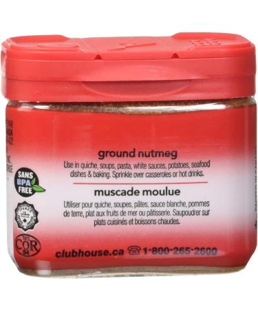 Club House Quality Natural Herbs & Spices Ground Nutmeg Plastic Can 39g 39 g (Pack of 1) - Buy Online on GoSupps.com