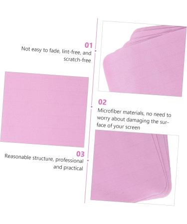 10pcs Glass Cleaning Cloths - Anti-Fog Lens Wipes for Eyeglasses - Purple Fiber Cleaning Wipes for Students - Buy Online on GoSupps.com