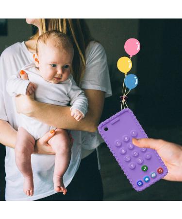 Silicone Cellphone Teether Toys for Babies 3-12 Months - Sore Gums Relief & Sensory Toy - BPA Free (2 Pack) - Buy Online on GoSupps.com