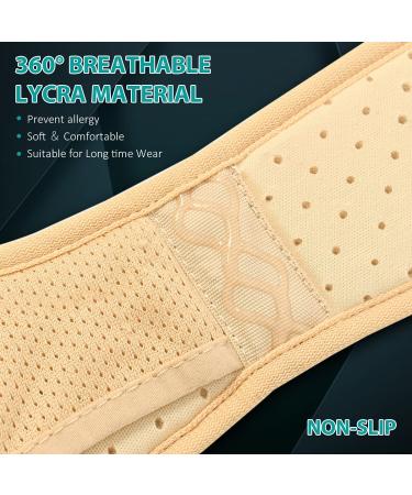 Tenbon Hernia Belt for Men and Women - Adjustable, Flexible, Pain Relief - XL Beige - Buy Online on GoSupps.com