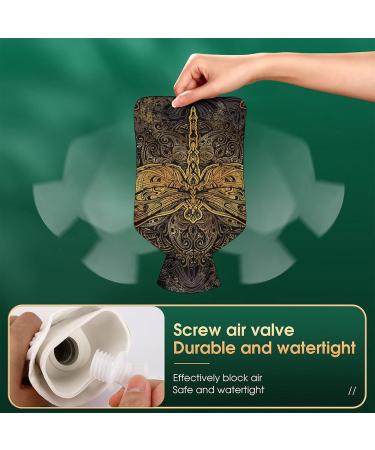 Dragonfly Rubber Hot Water Bottle with Lid - Pain Relief Cramps Foot Warmer & Hot/Cold Therapy - International Shipping - Buy Online on GoSupps.com