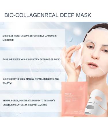 Katslyn Bio-Dance Collagen Mask Overnight Bio Collagen Face Mask Bio-Collagen Real Deep Mask Collagen Glow Mask Deep Moisturizing Sleeping Mask Suitable for All Skin Types (5 Pieces) - Buy Online on GoSupps.com