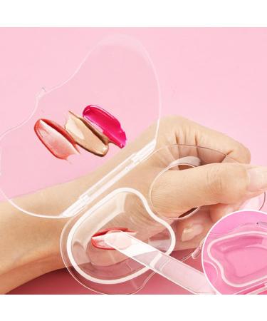 Transparent Makeup Palette: Transparent Cosmetic Organizer for Blending Foundations Lipsticks and Eyeshadows | Professional Makeup Tray for - Buy Online on GoSupps.com