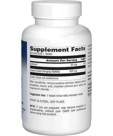 Buy Planetary Herbals Freeze-Dried Stinging Nettles 420 mg - 120 Tablets for Natural Health - Buy Online on GoSupps.com