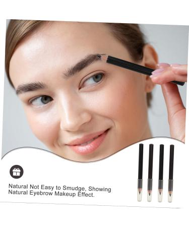 Beavorty 4pcs Wooden Pencil for Women Wooden Brow Accessory Shaper Eye Pencil - Buy Online on GoSupps.com
