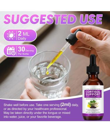 Daiasns Cortisol Supplements for Women & Men 10-in-1 Cortisol Reducer Manager Lower w. Magnesium Ashwagandha L-Theanine Vitamin C & D Liquid Cortisol for Sleep Support & Stress Relief 2 FL.OZ - Buy Online on GoSupps.com