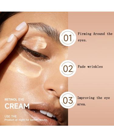 Retinol Eye Stick & Cream Balm Anti-Wrinkle Dark Circles & Fine Lines Portable Daily Eye Care for Men & Women - Buy Online on GoSupps.com