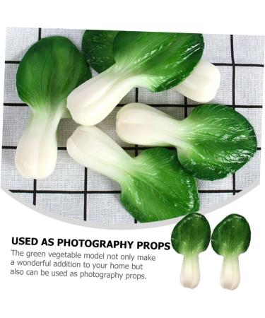 OUNONA 2pcs Little Cabbage Model Little Cabbage Props Simulation Vegetables Artificial Lettuce Simulation Food Model Decor Models Restaurant Display Prop Pvc Ingredients Chinese Cabbage - Buy Online on GoSupps.com