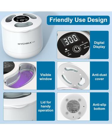 Nettoyeur Ultrasons avec St rilisation par UV Haute Fr quence 45kHz Ultrasonic Cleaner 4 Modes Affichage num rique HD 200 ml pour Dentaires Appareils de Contention Goutti res de Nuit etc. Blanc - Buy Online on GoSupps.com