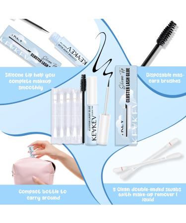 KevKev Lash Glue Black 7ml - Quick Dry Super Strong Hold | Waterproof Formaldehyde-Free & Cruelty-Free Adhesive for DIY Lashes - Buy Online on GoSupps.com