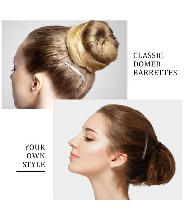 30-Piece Open Center Domed Metal Hair Clip Set for Girls and Women - Assorted Colors - Buy Online on GoSupps.com