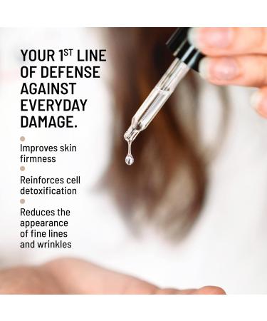 Dr. Brandt Drop of Strength Serum - All Day Strengthening Pre-Serum with Immubarrier Complex - Ultra-Light 91% Natural - Hydrate Smooth & Boost Skin Resilience - 1 oz - Buy Online on GoSupps.com