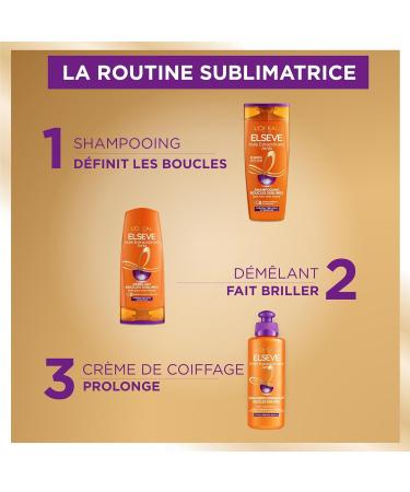 L'Or al Paris - Amla Shampoo for Curly and Very Dry Hair - Nourished Curls - Amla Oil - Elseve Huile Extraordinaire - 300 ml - Buy Online on GoSupps.com