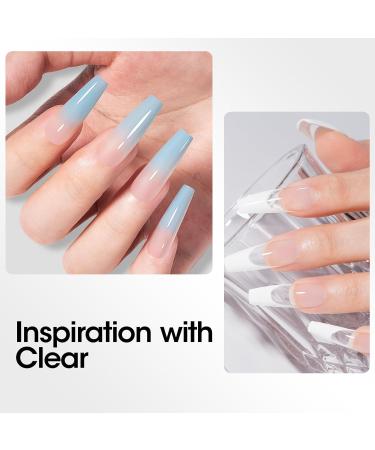 Gellen Poly Gel Clear Nail Extension Gel - 60g | Long Lasting Builder Gel for Salon & DIY Nail Art | Strong & Trendy Nail Enhancer - Buy Online on GoSupps.com