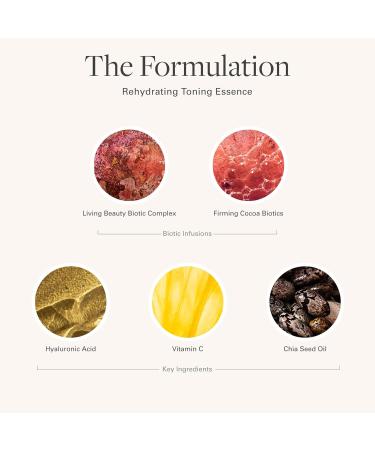 Amala Rehydrating Toning Essence - Hyaluronic Acid Vitamin C & Chia Seed Oil for Natural Anti-Aging - 30ml 1 Fl Oz - Buy Online on GoSupps.com