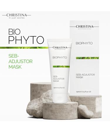 CHRISTINA Bio Phyto Seb-Adjustor Facial Mask 75ml | Acne Blackhead & Oil Control Face Mask | Nourishing Moisture Complex | All Skin Types - Buy Online on GoSupps.com